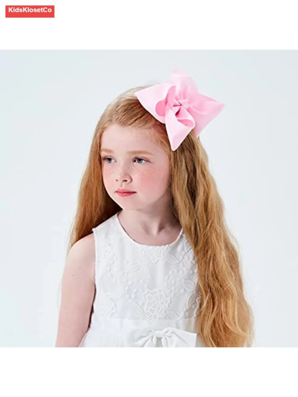 20-Pack 6 Inch Grosgrain Ribbon Hair Bows with Alligator Clips
